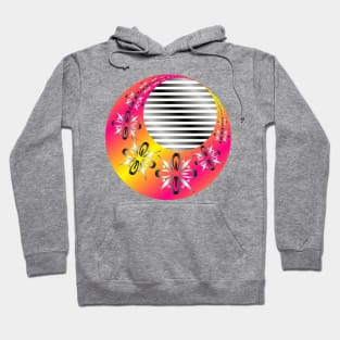 Ornamental waning moon Hoodie